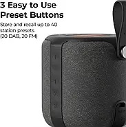 Портативне цифрове та FM-радіо iBox Barrel DAB/DAB+ з Bluetooth динамік 5 Вт, фото 3