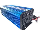 Автомобільний інвертор 5000 W Wimpex WX-5100 перетворювач напруги 12V-220V чистий синусоїда без підзаряджання iC227, фото 3
