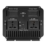 Автомобільний інвертор 7000 W Wimpex WX-7100 перетворювач напруги 12V-220V чистий синусоїда без підзаряджання iC227, фото 3