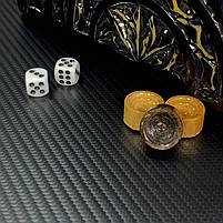 Нарди дерев'яні ручної роботи з рибками на магнітах 50х25см, фото 5