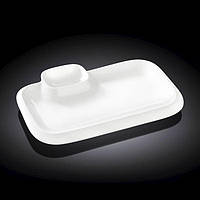 Блюдо порцелянове Wilmax WL-992575 прямокутне 36×21.5 см біле для сервірування та подачі