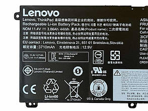 Оригінальна батарея для ноутбука Lenovo ThinkPad 45N1740 45N1741 45N1742 45N1743 00NY639 SB10K12721, фото 4