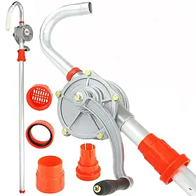Ручний алюмінієвий насос для оливи та палива з корбою LEX