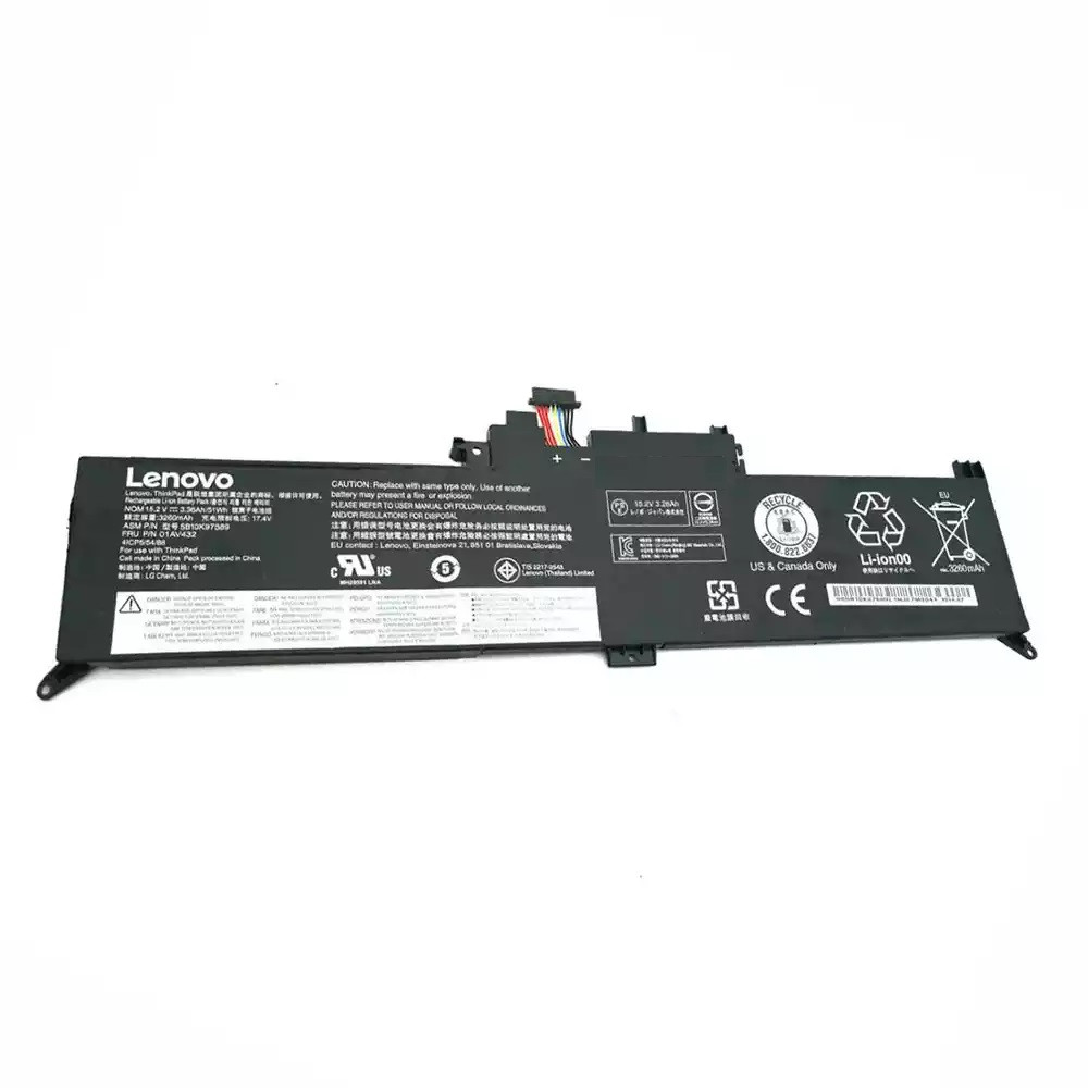 Оригінальна батарея для ноутбука Lenovo ThinkPad Yoga 260 370 X380 - 01AV433 01AV432 01AV434