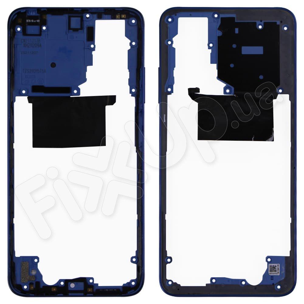 Середня частина корпусу для Xiaomi Redmi Note 11, колір синій