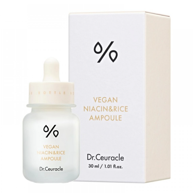 Освітлювальна ампула з ніацинамідом і рисом Dr.Ceuracle Vegan Niacin&Rice Ampoule