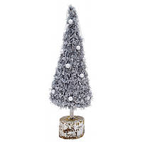Ялинка декор. 25см срібло №904519/Новогодько/(24)