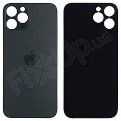 Задня кришка для iPhone 12 Pro Max, колір графіт, з великим отвором під камеру