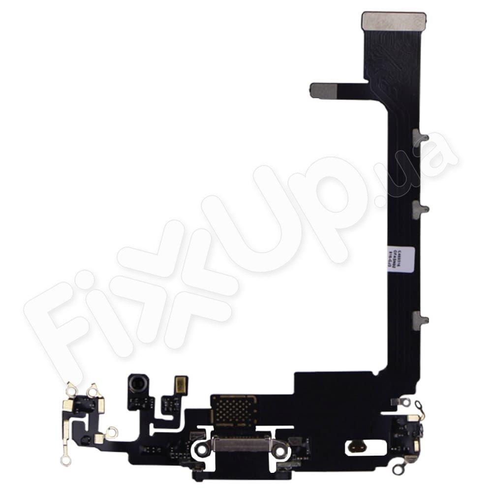 Шлейф із роз'ємом заряджання для iPhone 11 Pro Max (6.5), колір чорний