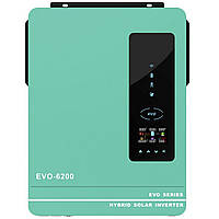 Гібридний інвертор Anern AN-SCI-EVO-6200, 48 В, 6200 Вт (безперебійник, UPS, ДБЖ)