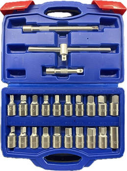 Набір для відкручування масляних пробок 23 од. Falon-Tech FT7723