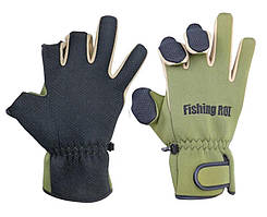 Рукавички неопренові Fishing ROI - Olive - Neoprene gloves