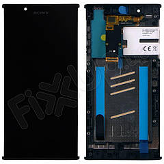 Дисплей Sony G3311, G3312, G3313 Xperia L1 Dual sim з тачскрином і рамкою в зборі, колір чорний