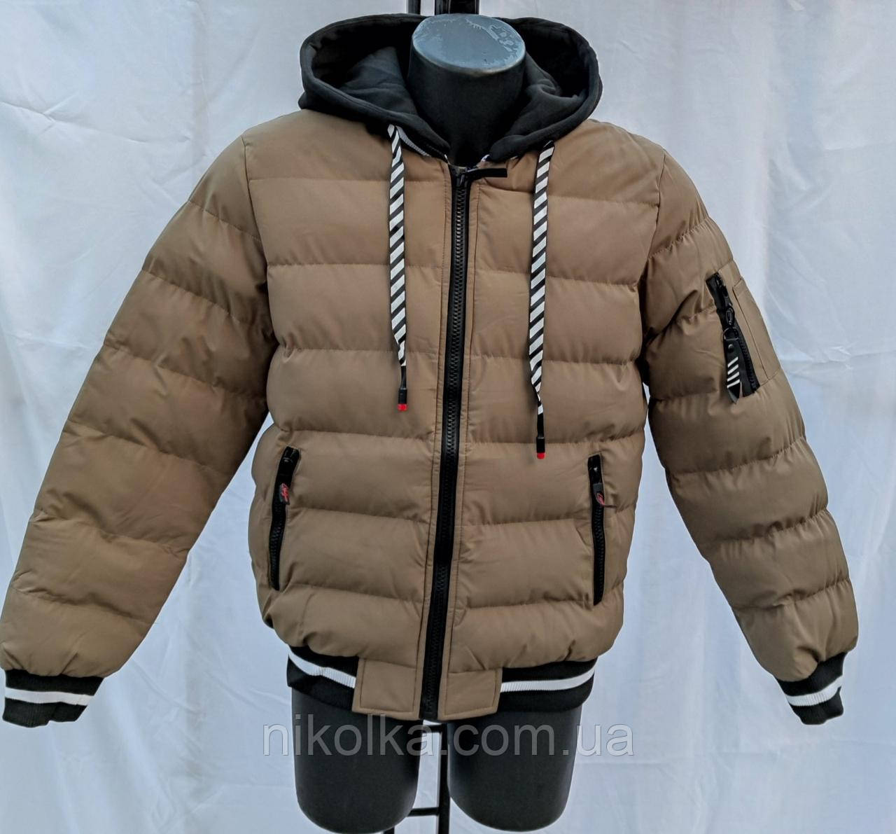 Куртка утеплена чоловіча оптом, S-2XL рр., арт. Si-RSM7456-3