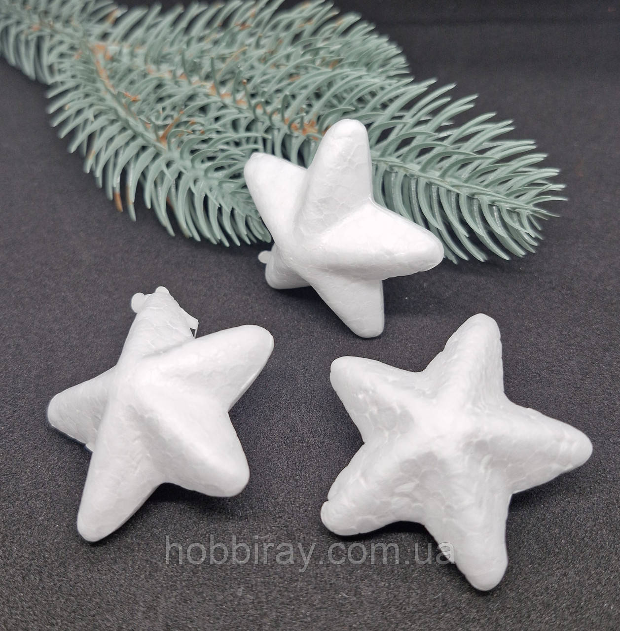 Пінопластова фігура "зірочка". 5 см. 1 шт., фото 1