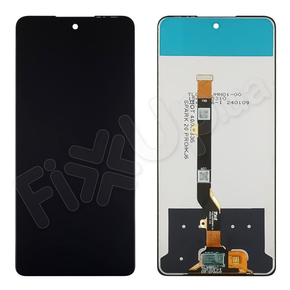 Дисплей для Infinix Hot 40 (X6836)/ Hot 40 Pro (X6837), з тачскрином у зборі, колір чорний