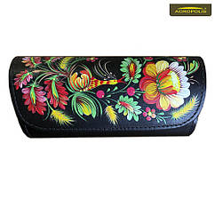 Футляр для окулярів з рукописним малюнком "Петриківський Розпис". Acropolis Ф-60/82п