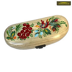 Футляр для окулярів з рукописним малюнком "Петриківський Розпис". Acropolis Ф-70/02п