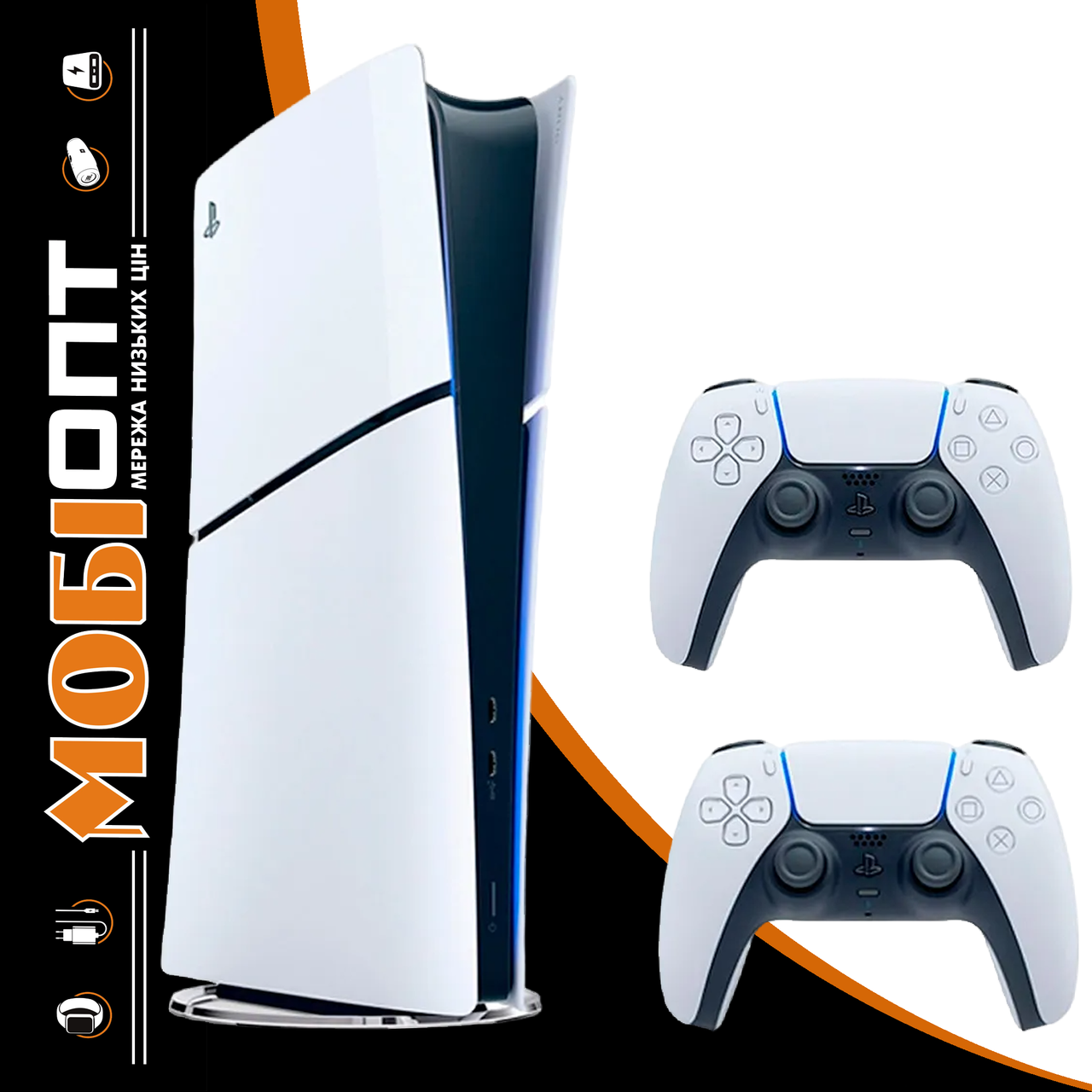 Консоль Sony PlayStation 5 Slim Digital Edition 1Tb White (CFI-2016 B01Y) Dualsense UA
