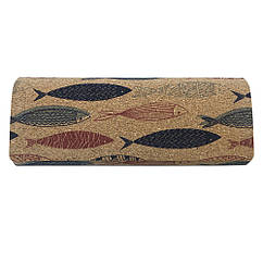 Футляр для окулярів корковий Acropolis Ф-30/06 (рибки)