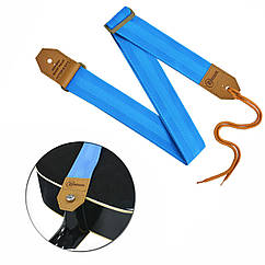 Гітарний ремінь з термотисненням Renesans GR-3 Blue (блакитний)