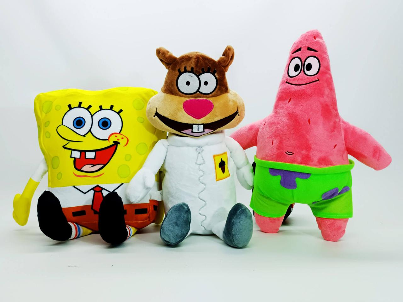 Набір м'яких іграшок Star toys «Спанч Боб і друзі» 3 персонажі 6756576-36