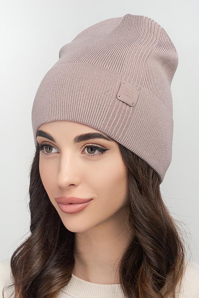 Жіноча шапка Flirt Ванеса 54-57 Сріблястий беж, фото 1