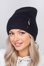 Жіноча шапка Flirt Дакота One size на флісі Чорний