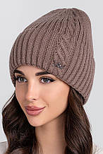 Жіноча шапка Flirt Дана 56-58 капучіно