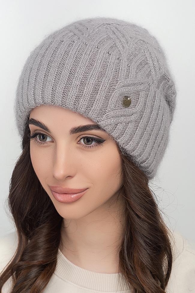 Жіноча шапка Flirt Джоанна 54-57 Сірий, фото 1