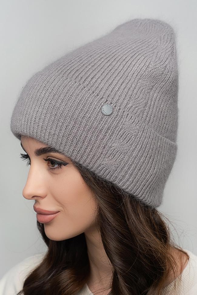 Жіноча шапка Flirt Маргарет 54-58 Сірий, фото 1