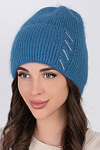 Жіноча шапка Flirt Міланія 56-58 аквамарин