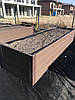 Висока тепла голандська грядка ДПК 3Д Графіт, 300, 550*1500, фото 6