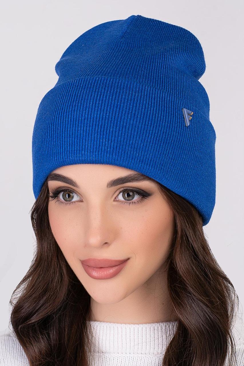 Жіноча шапка Flirt Стем 54-57 Волошка, фото 1