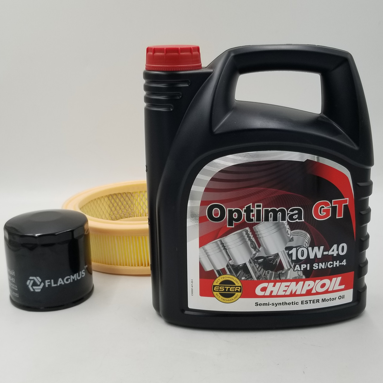 Олія Chempioil 10W-40 і фільтра ВАЗ 2101-07 (олія + фільтр повітряний + фільтр оливний), фото 1