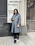 Трендова куртка норма та батал н802-41872 гл, фото 4
