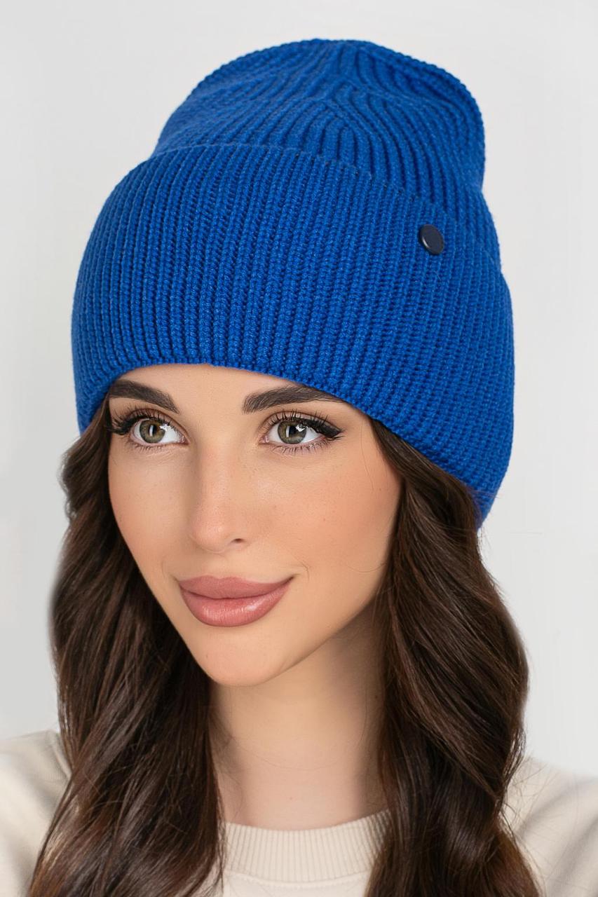 Жіноча шапка Фенікс 56-58 Волошка, фото 1