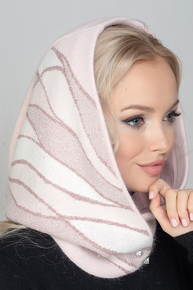 Жіночий капор Flirt Холлі One Size Пудра рожевий