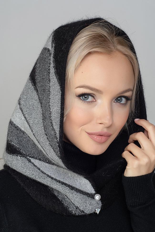 Жіночий капор Flirt Холлі One Size Чорний срібло