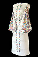 Заготовка для вишивки Сукня жіноча СЖ вк-75 без бічних вставок-клинів Модна Вишивка