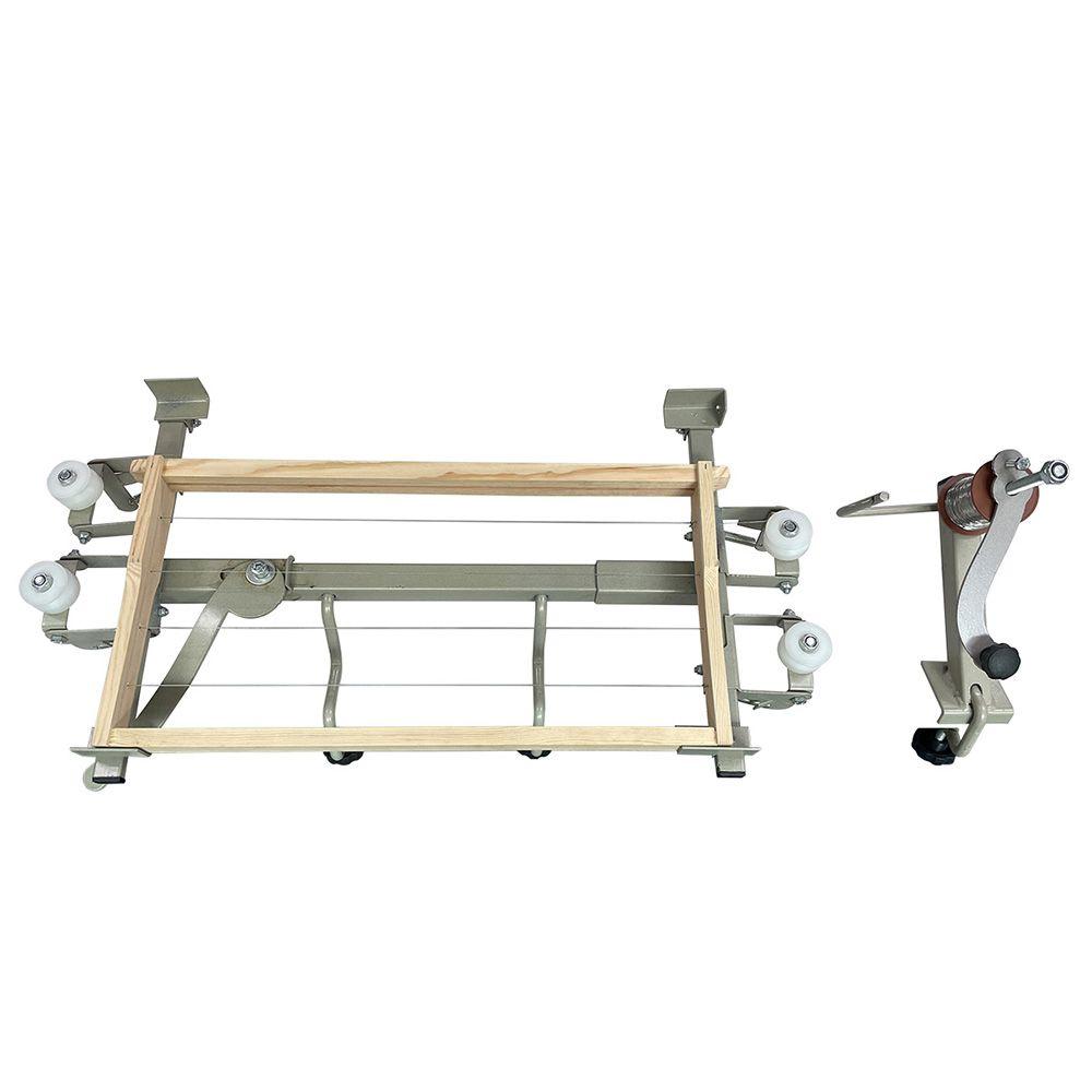 Пристрій для натягування дроту в межах