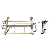 Пристрій для натягування дроту в межах