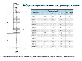Насос свердловини SJ8-10DWSF 4Y VARNA потужність 1500 Вт,мах.напір 54 м,об'ємна подача 11 м³/ч, фото 3