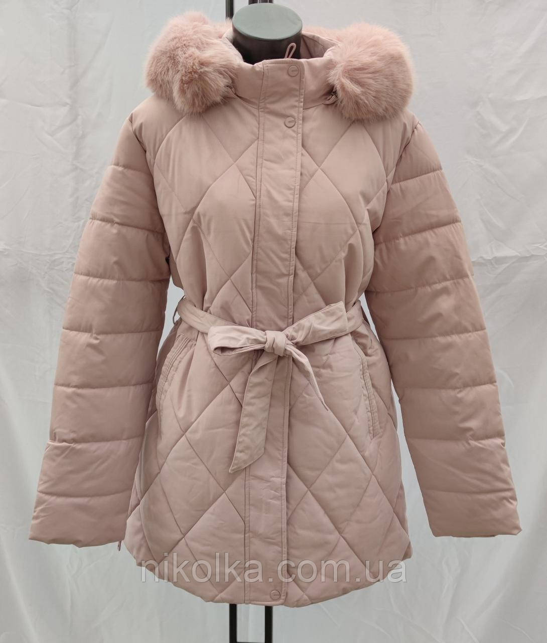 Куртка утеплена жіноча оптом, 50-58 рр., арт. Si-RQW7698-4