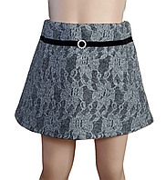 Спідниця тепла для дівчинки MMDadak 206014 сірий 134-146