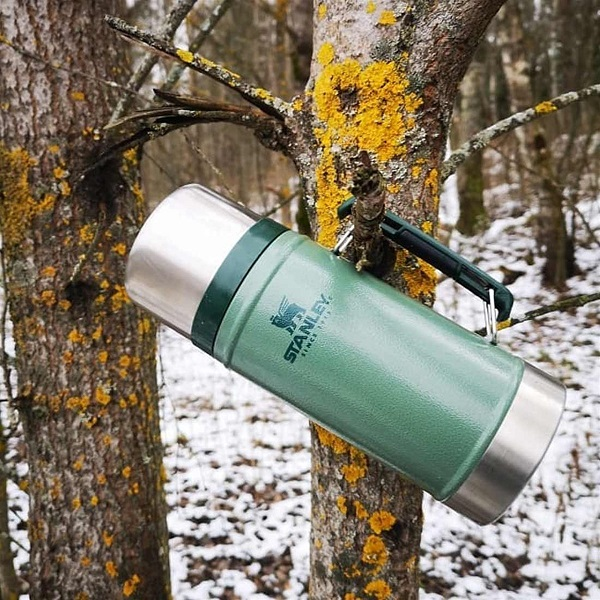 Харчовий термос для їжі з ложкою Stanley Classic Legendary (0,94л), зелений, для перших і других страв