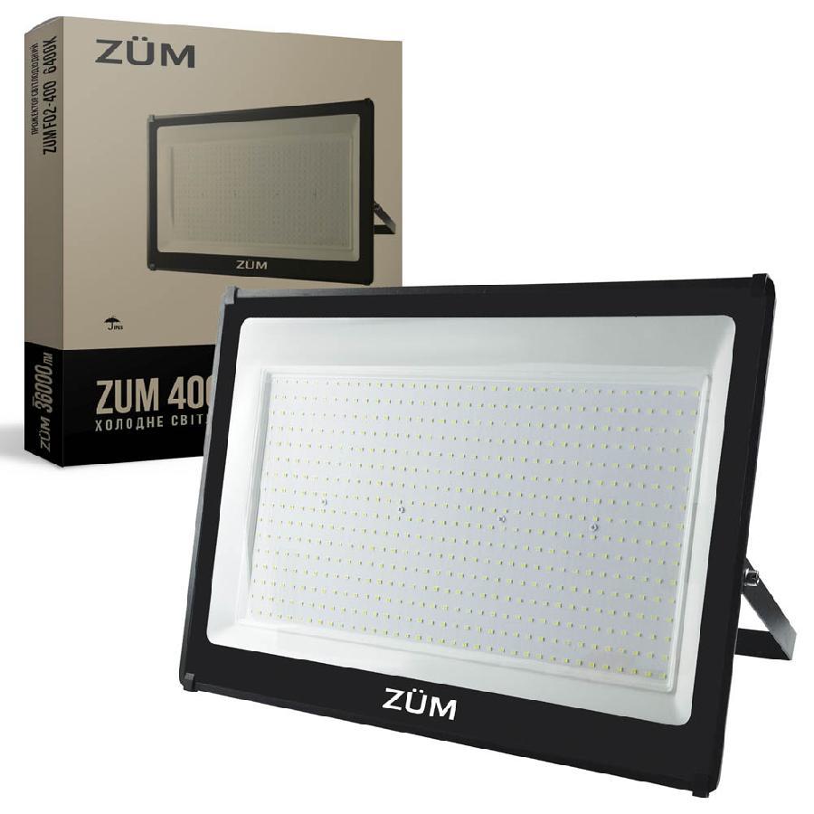 LED прожектор ZUM F02 400Вт 6400К 36 000Lm IP 66 світлодіодний Євросвітло