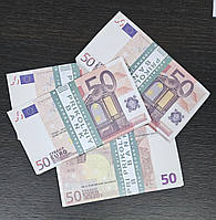 Сувенірна пачка грошей 50 євро
