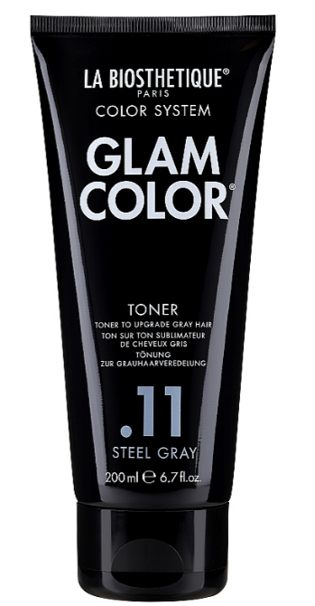 Бальзам з антижовтим ефектом - La Biosthetique Glam Color Toner Steel Gray.11, фото 1