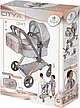 Коляска для ляльки DeCuevas City X 81777, трансформер 3 в 1, з сумкою, кошиком та регулюванням ручки, фото 9